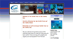 Desktop Screenshot of karibik-diver.com