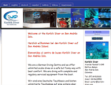 Tablet Screenshot of karibik-diver.com